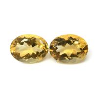 15.51 Ct.Tw.Total Carat Weight Citrine Pair from Brazil Video