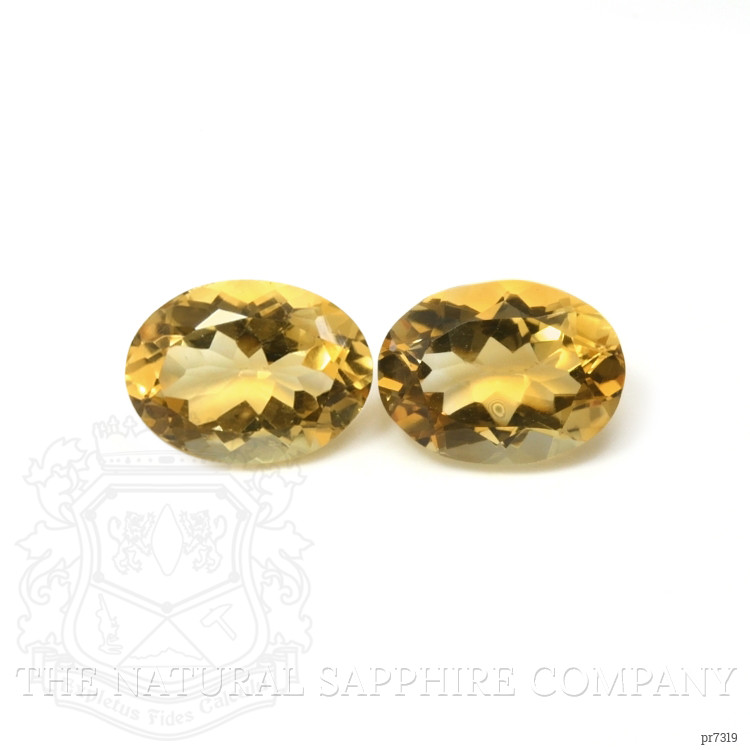 15.51 Ct.Tw. Citrine Pair from Brazil