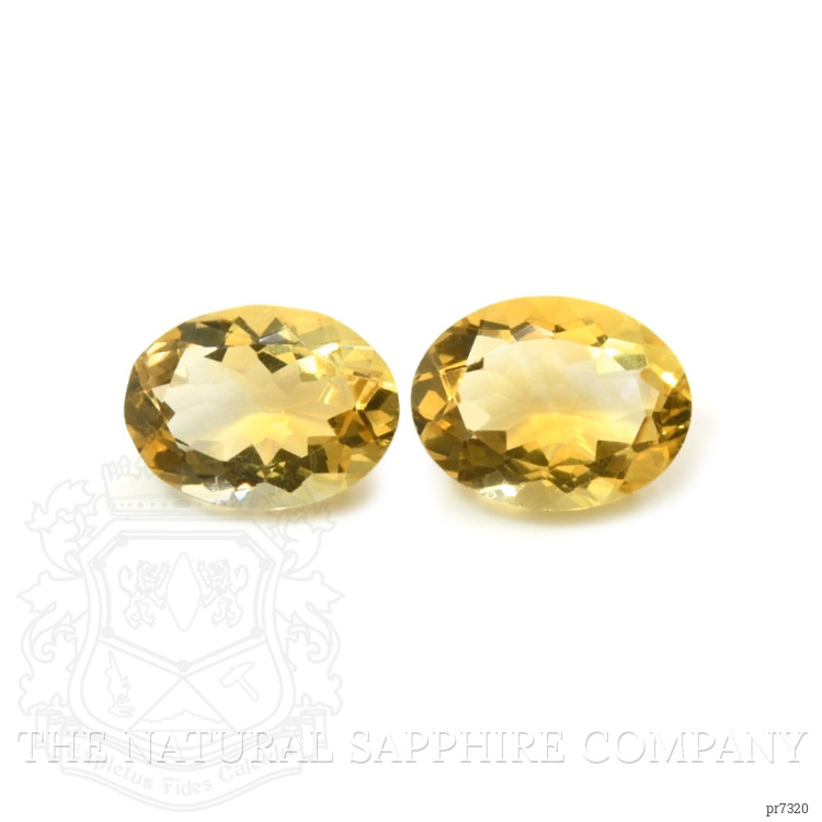 15.38 Ct.Tw. Citrine Pair from Brazil