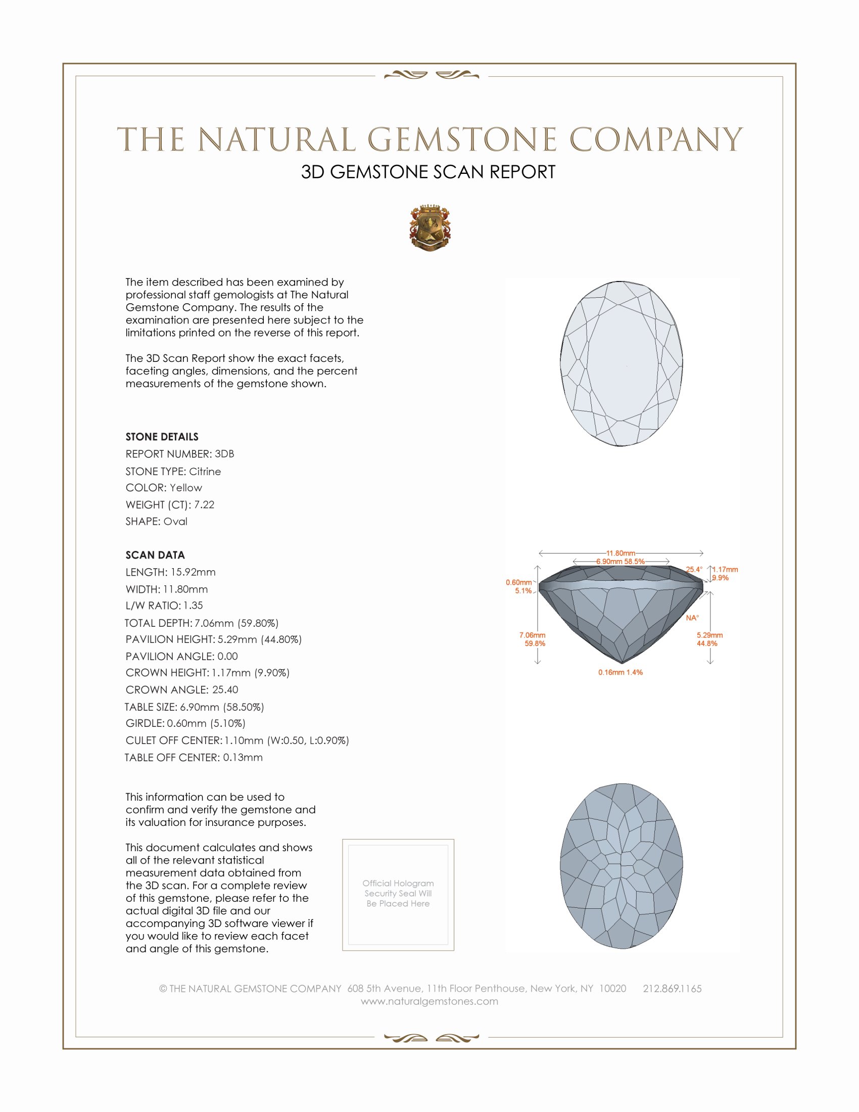 15.38 Ct.Tw. Citrine Pair from Brazil