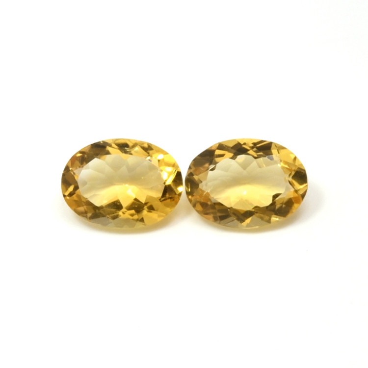 14.47 Ct.Tw. Citrine Pair from Brazil