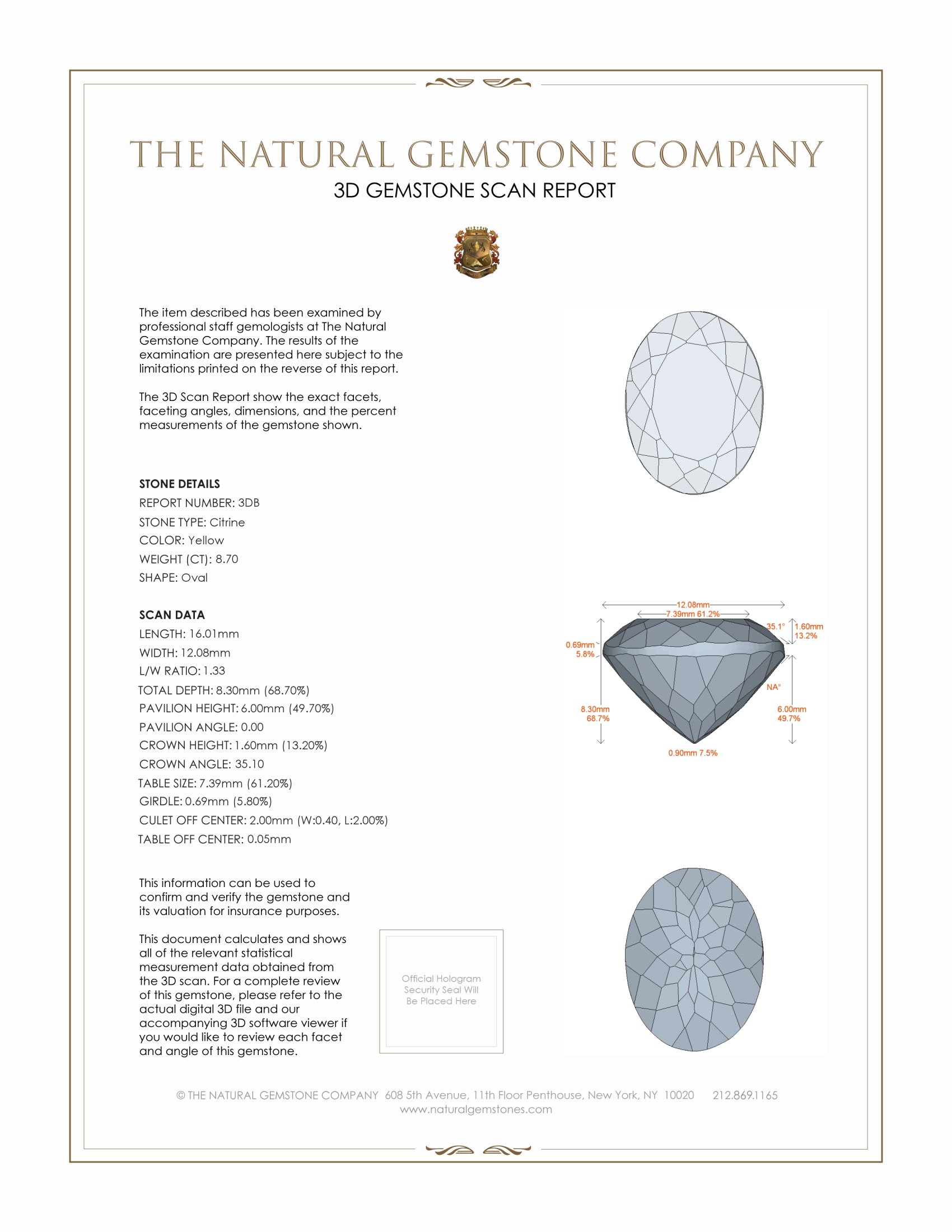 16.87 Ct.Tw. Citrine Pair from Brazil