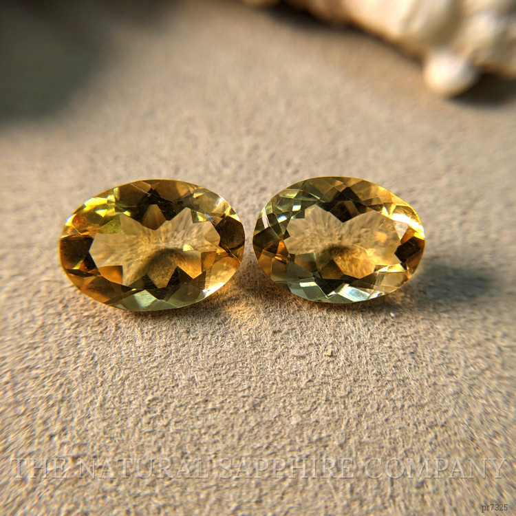 15.28 Ct.Tw. Citrine Pair from Brazil