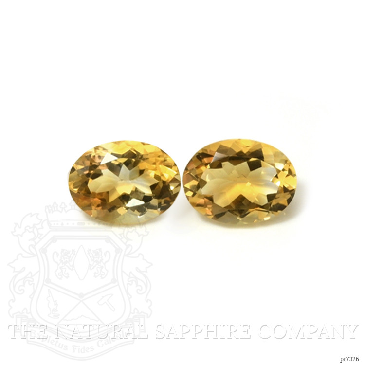 16.69 Ct.Tw. Citrine Pair from Brazil