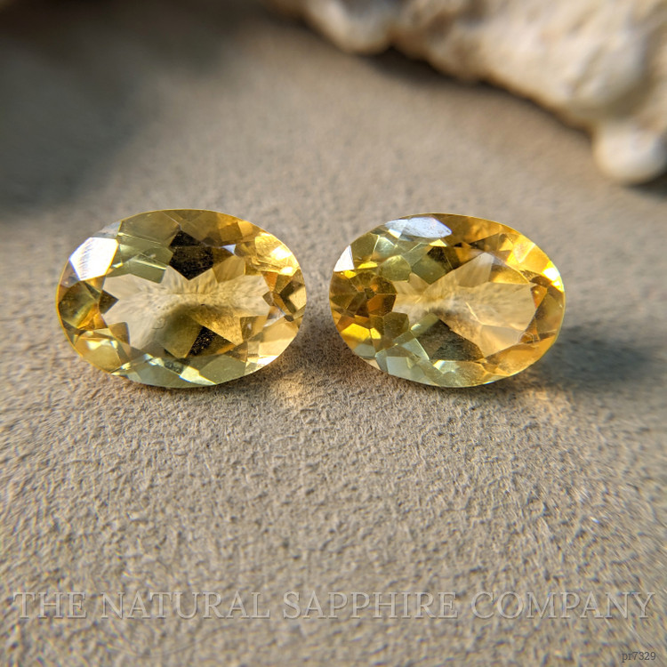 16.62 Ct.Tw. Citrine Pair from Brazil
