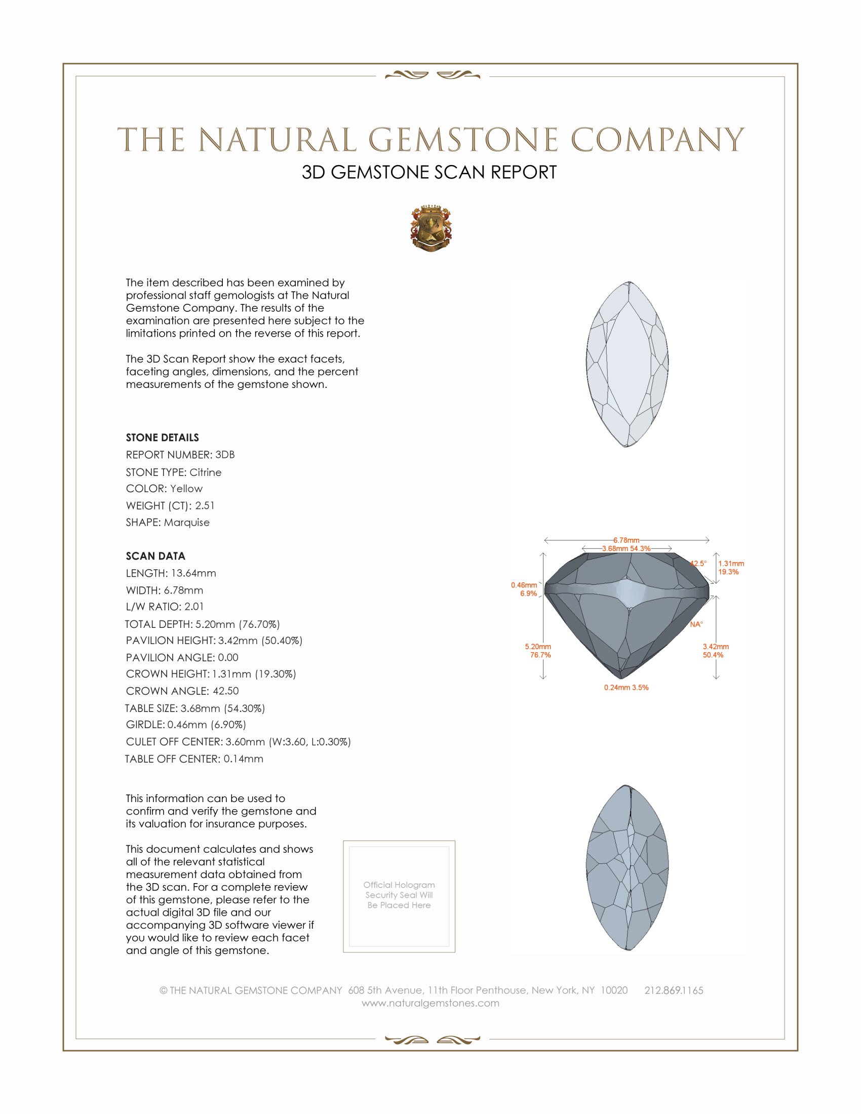 4.90 Ct.Tw. Citrine Pair from Brazil
