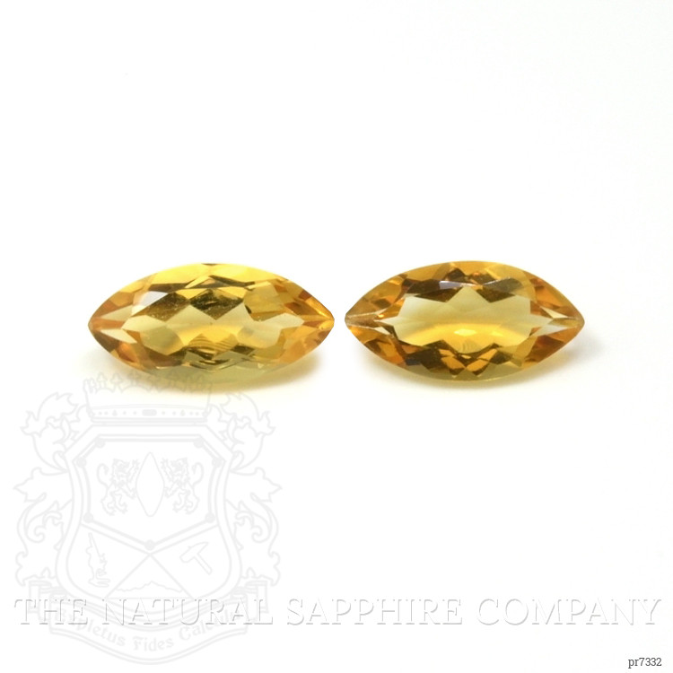 4.92 Ct.Tw. Citrine Pair from Brazil