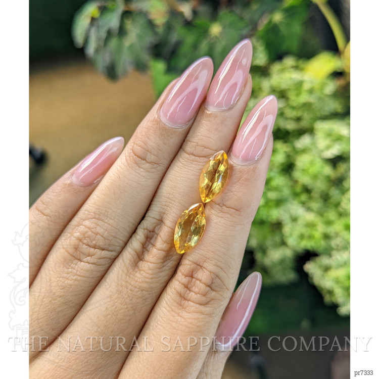 4.71 Ct.Tw. Citrine Pair from Brazil