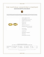 4.03 Ct.Tw.Total Carat Weight Citrine Pair from Brazil Scan Report