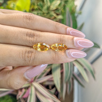 4.67 Ct.Tw.Total Carat Weight Citrine Pair from Brazil Life Style