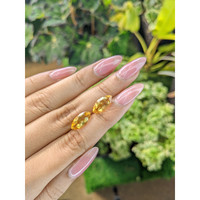 5.13 Ct.Tw.Total Carat Weight Citrine Pair from Brazil Life Style