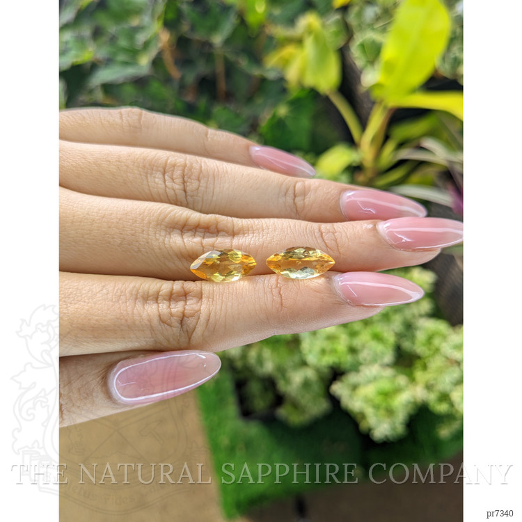 5.13 Ct.Tw. Citrine Pair from Brazil