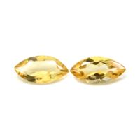 4.47 Ct.Tw.Total Carat Weight Citrine Pair from Brazil Video