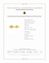 4.23 Ct.Tw.Total Carat Weight Citrine Pair from Brazil Scan Report