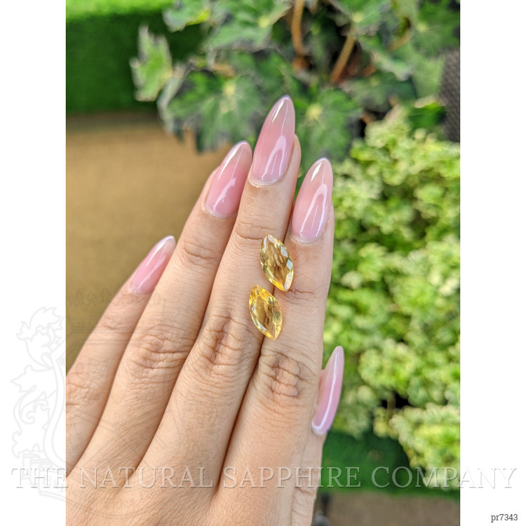 4.23 Ct.Tw. Citrine Pair from Brazil