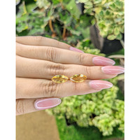 4.23 Ct.Tw.Total Carat Weight Citrine Pair from Brazil Life Style
