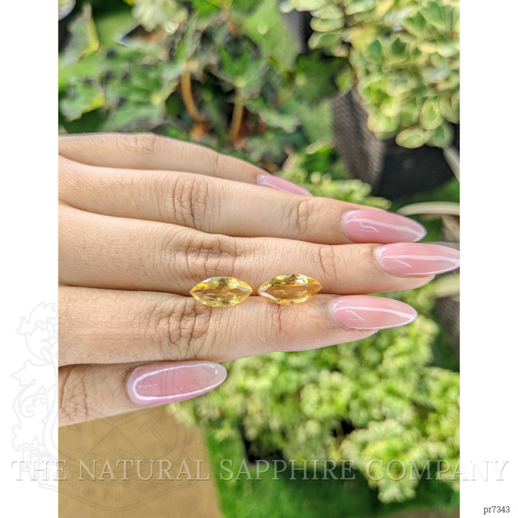 4.23 Ct.Tw. Citrine Pair from Brazil