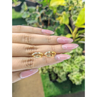 4.67 Ct.Tw.Total Carat Weight Citrine Pair from Brazil Life Style
