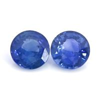 1.67&nbsp;Ct.Tw.Total Carat Weight Blue Sapphire Pair from Ceylon (Sri Lanka) Video