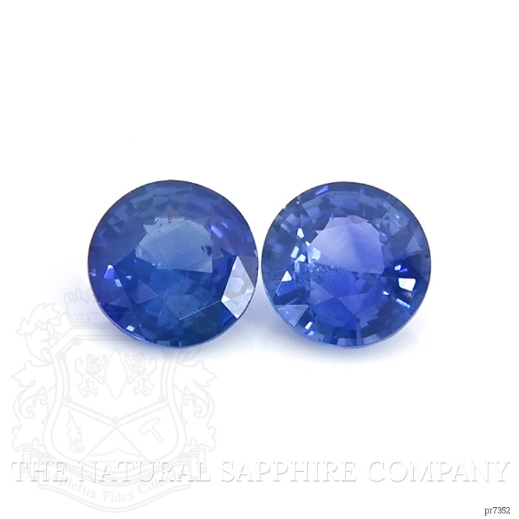 1.67 Ct.Tw. Blue Sapphire Pair from Ceylon (Sri Lanka)