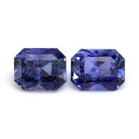 2.28&nbsp;Ct.Tw.Total Carat Weight Blue Sapphire Pair from Ceylon (Sri Lanka) Video