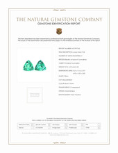 0.77 Ct.Tw.Total Carat Weight Paraiba Tourmaline Pair from Mozambique Scan Report