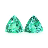 0.77 Ct.Tw.Total Carat Weight Paraiba Tourmaline Pair from Mozambique Video