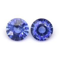 0.78&nbsp;Ct.Tw.Total Carat Weight Blue Sapphire Pair from Ceylon (Sri Lanka) Video
