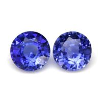 0.85&nbsp;Ct.Tw.Total Carat Weight Blue Sapphire Pair from Ceylon (Sri Lanka) Video