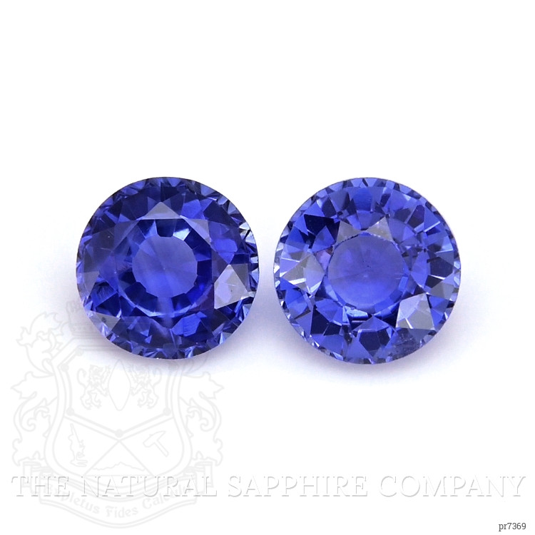 0.95 Ct.Tw. Blue Sapphire Pair from Ceylon (Sri Lanka)