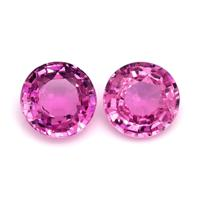 1.78&nbsp;Ct.Tw.Total Carat Weight Pink Sapphire Pair from Ceylon (Sri Lanka) Video