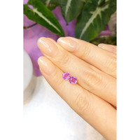 1.78&nbsp;Ct.Tw.Total Carat Weight Pink Sapphire Pair from Ceylon (Sri Lanka) Life Style