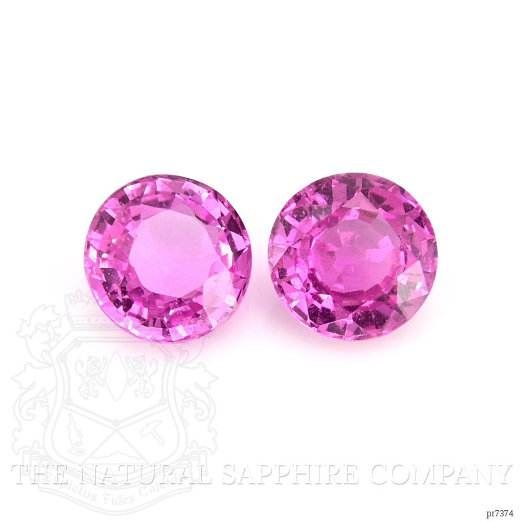 1.80 Ct.Tw. Pink Sapphire Pair from Ceylon (Sri Lanka)
