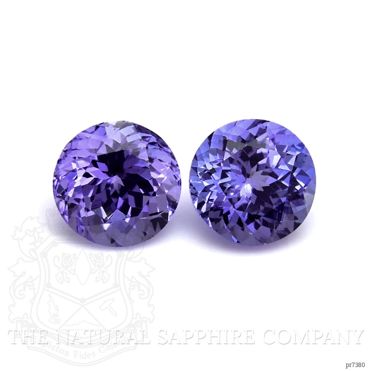 2.52 Ct.Tw. Tanzanite Pair from Tanzania