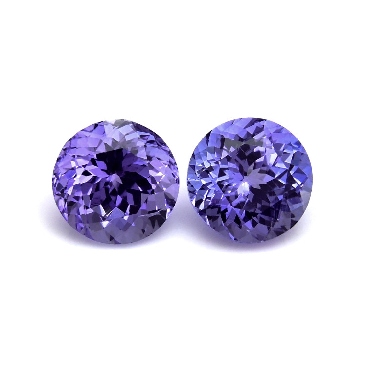2.52 Ct.Tw. Tanzanite Pair from Tanzania