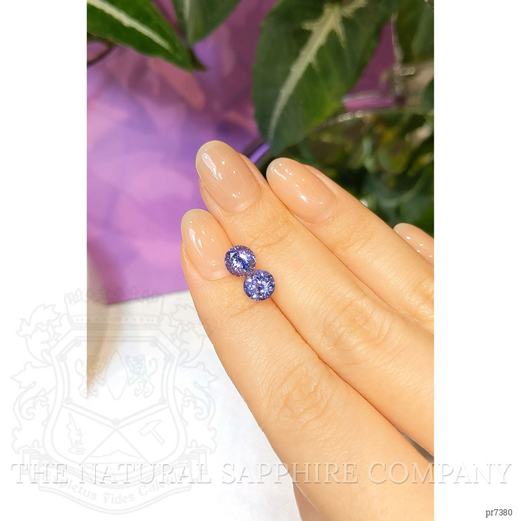 2.52 Ct.Tw. Tanzanite Pair from Tanzania