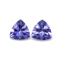 0.60 Ct.Tw.Total Carat Weight Tanzanite Pair from Tanzania Video