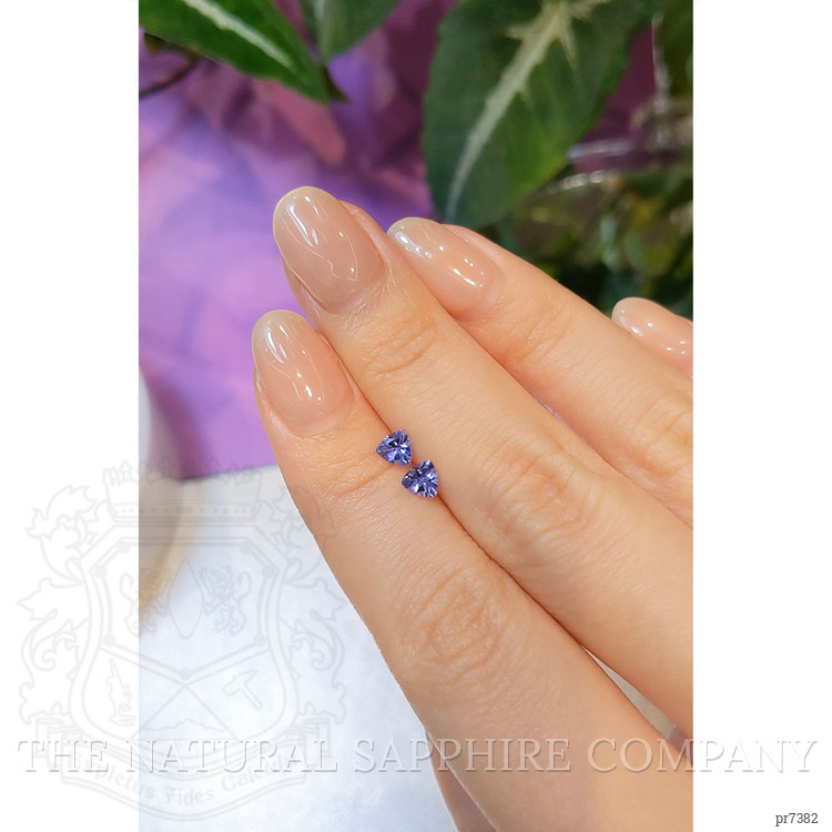 0.60 Ct.Tw. Tanzanite Pair from Tanzania