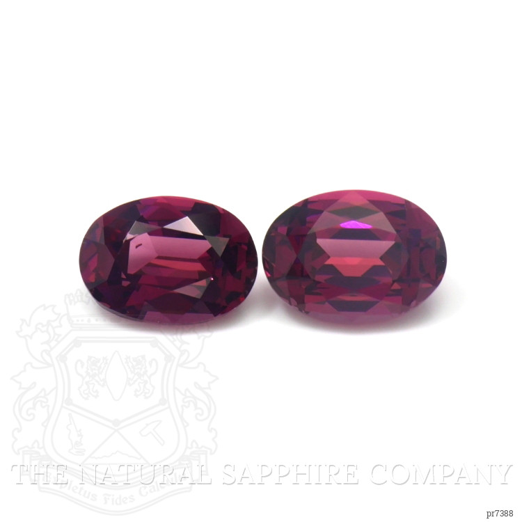 2.10 Ct.Tw. Rhodolite Garnet Pair from Ceylon (Sri Lanka)