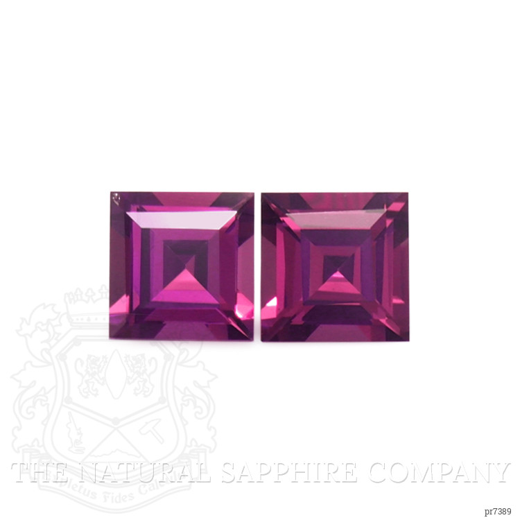 1.07 Ct.Tw. Rhodolite Garnet Pair from Ceylon (Sri Lanka)