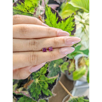 1.07&nbsp;Ct.Tw.Total Carat Weight Rhodolite Garnet Pair from Ceylon (Sri Lanka) Life Style