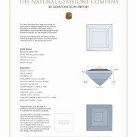 1.07 Ct.Tw.Total Carat Weight Rhodolite Garnet Pair from Ceylon (Sri Lanka) 3 D Scan Report