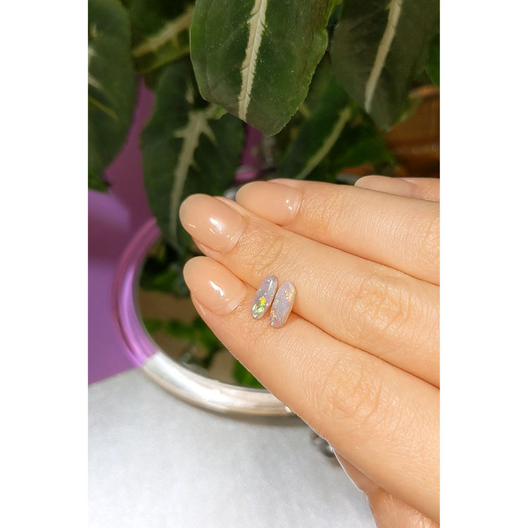 1.10 Ct.Tw. Cabochon Opal Pair from Australia