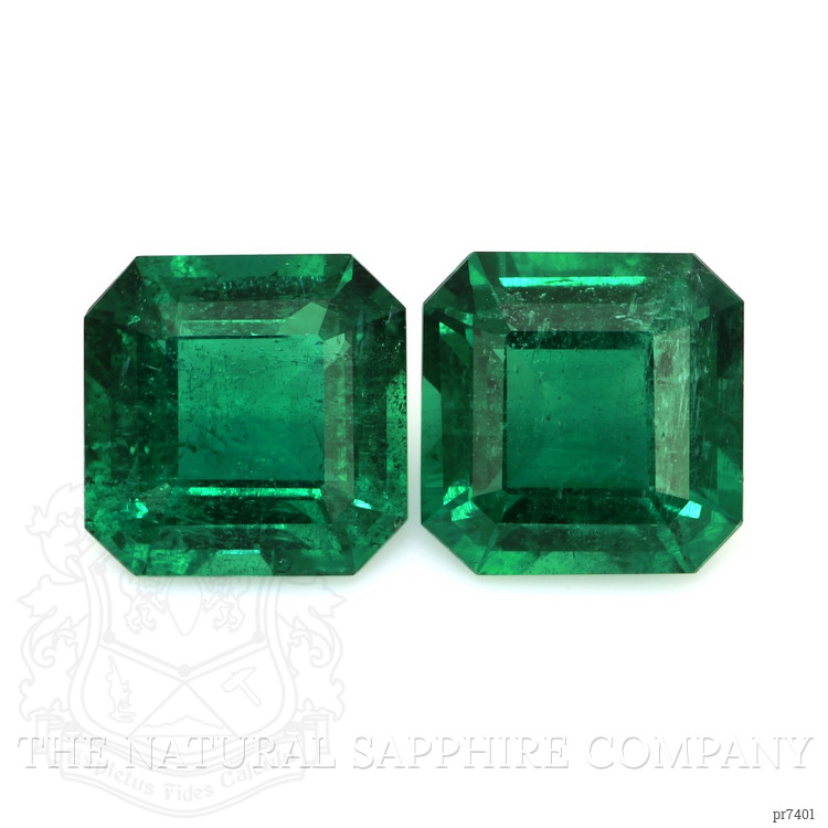 8.85 Ct.Tw. Emerald Pair from Zambia