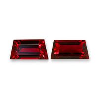 1.66 Ct.Tw.Total Carat Weight Ruby Pair from Mozambique Video