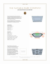 1.66&nbsp;Ct.Tw.Total Carat Weight Ruby Pair from Mozambique 3 D Scan Report