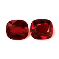 8.01 Ct.Tw.Total Carat Weight Ruby Pair from Mozambique Video