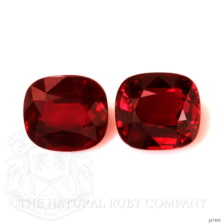 8.01 Ct.Tw. Ruby Pair from Mozambique