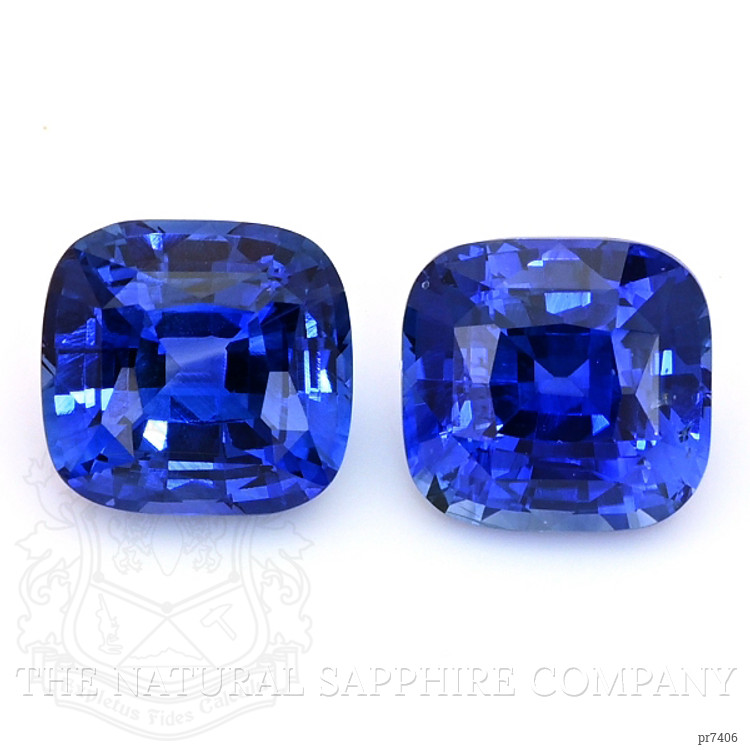 7.56 Ct.Tw. Blue Sapphire Pair from Ceylon (Sri Lanka)