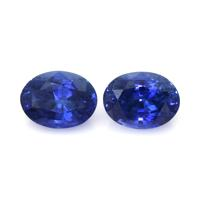 4.71&nbsp;Ct.Tw.Total Carat Weight Blue Sapphire Pair from Ceylon (Sri Lanka) Video